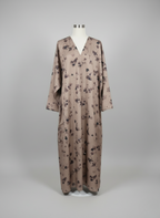 Sand Dunes Self-Print Abaya