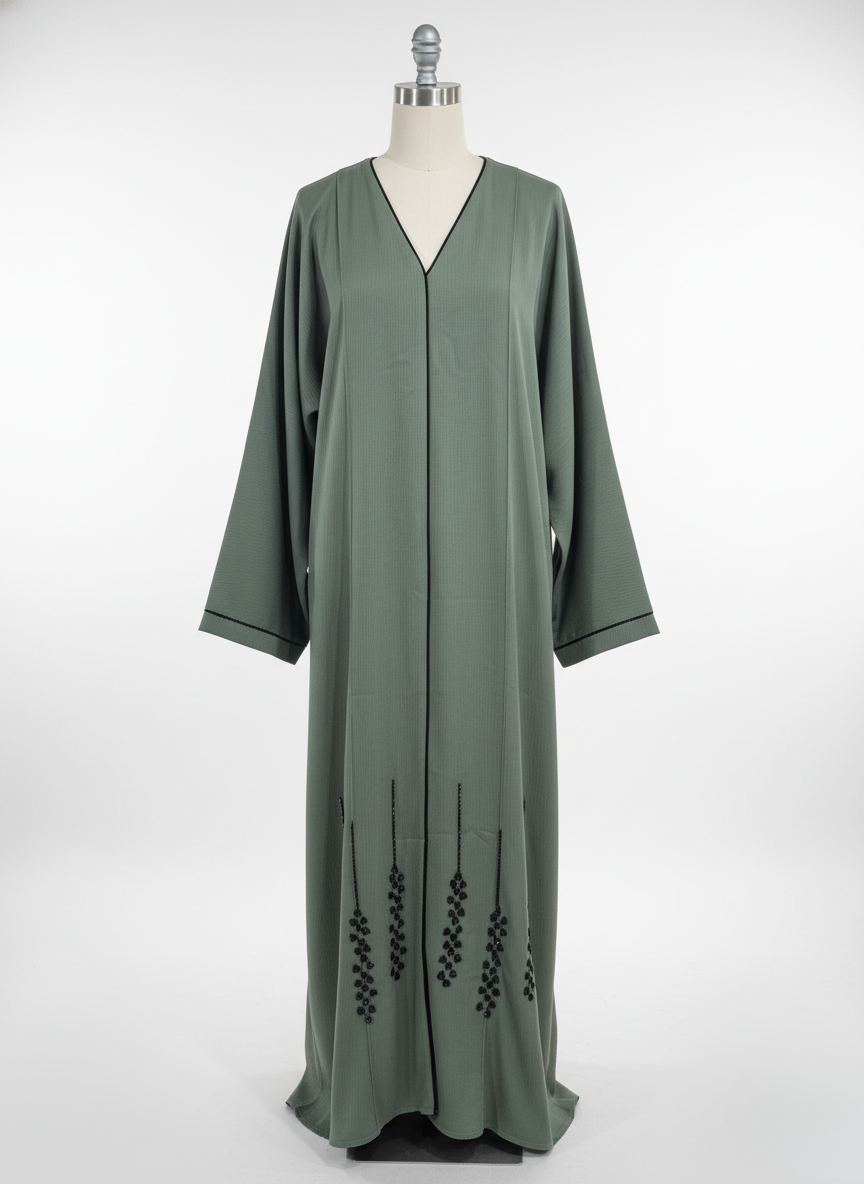 Sparkle & Grace: : Bottom Beaded Abayas