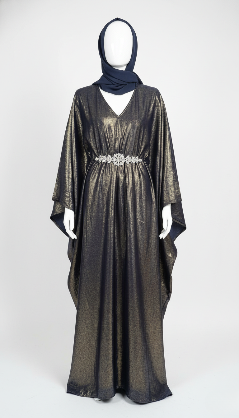 The Crystal Bloom Abaya