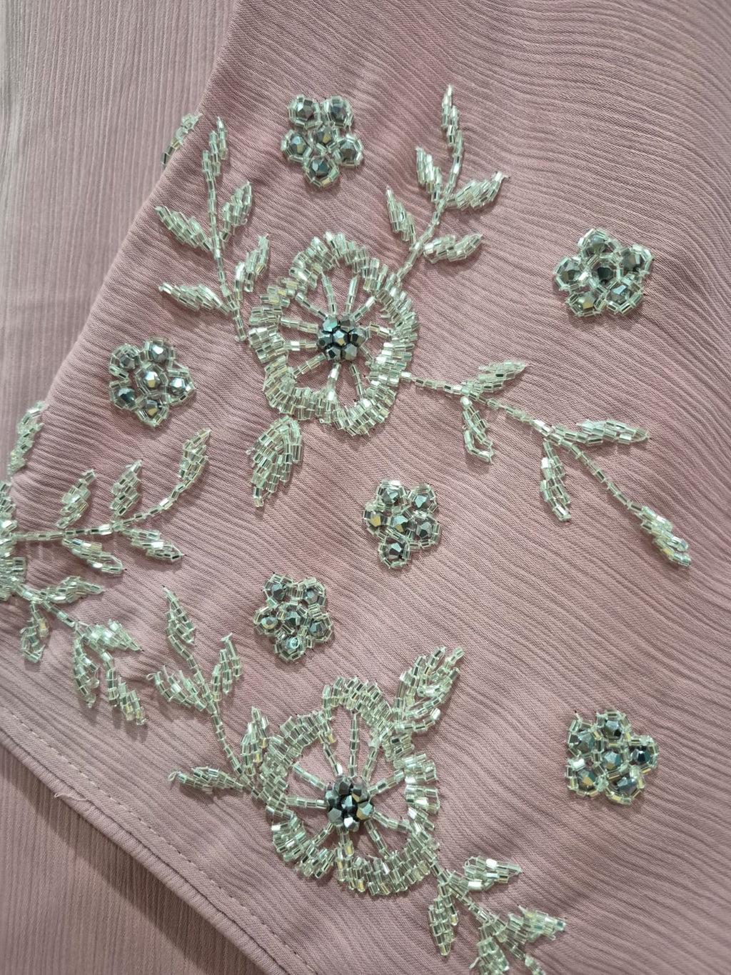 Bloom Beaded Sleeve Abaya