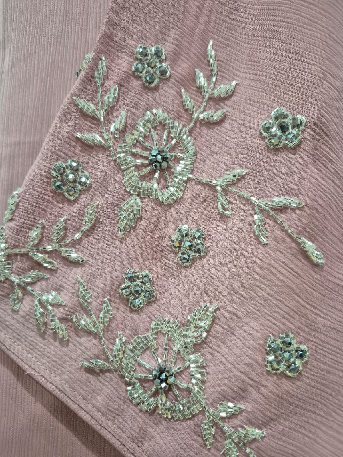 Bloom Beaded Sleeve Abaya