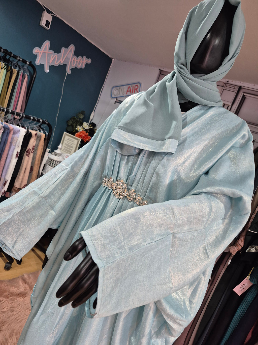 The Crystal Bloom Abaya