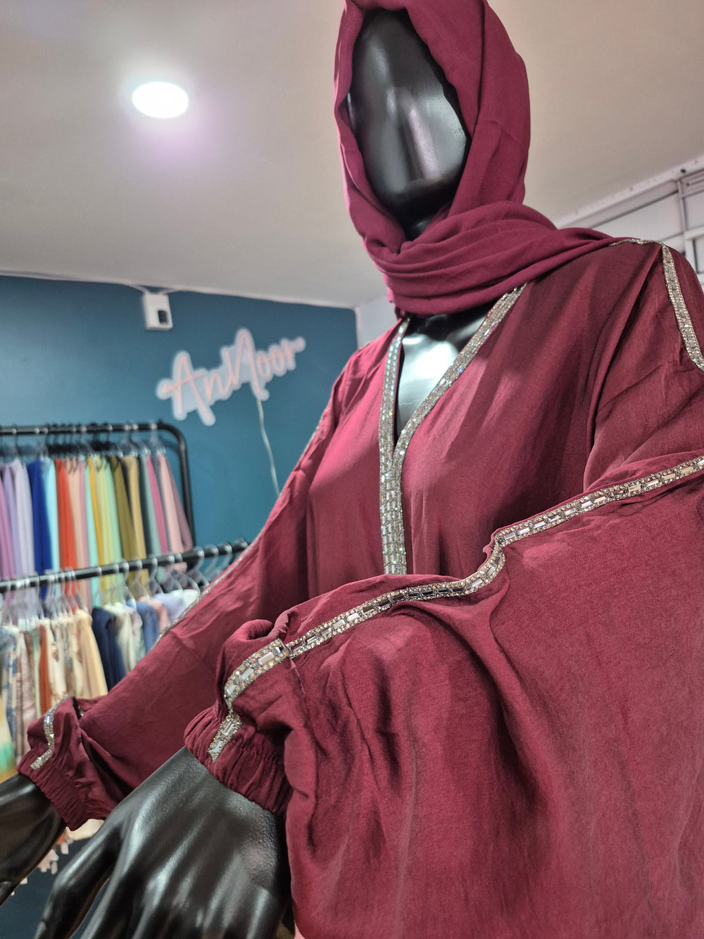 The Mirrored Glam Abaya
