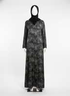 Moonlight Self Print Abaya