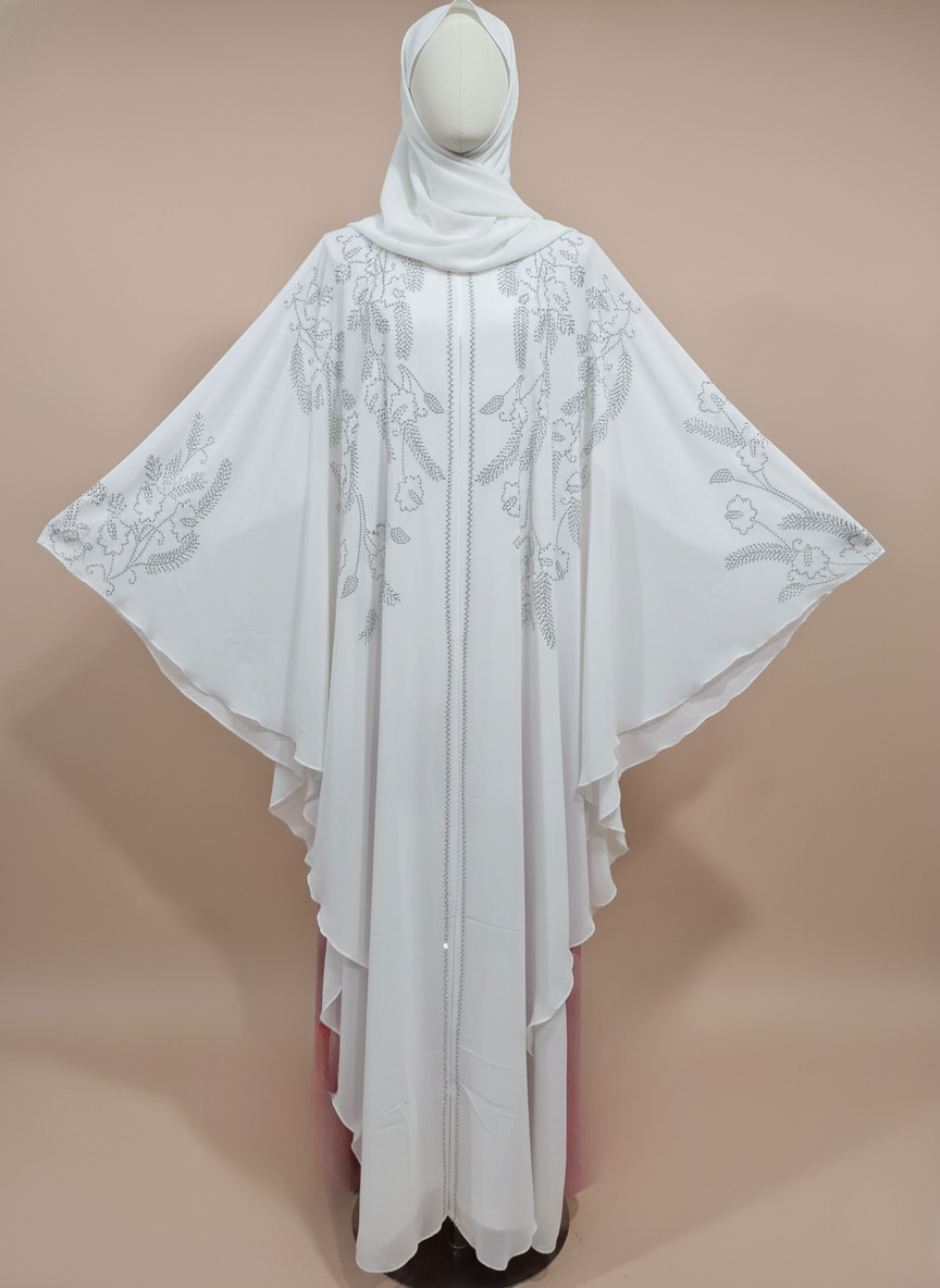 Farasha Elegance Abaya – Front Embellished