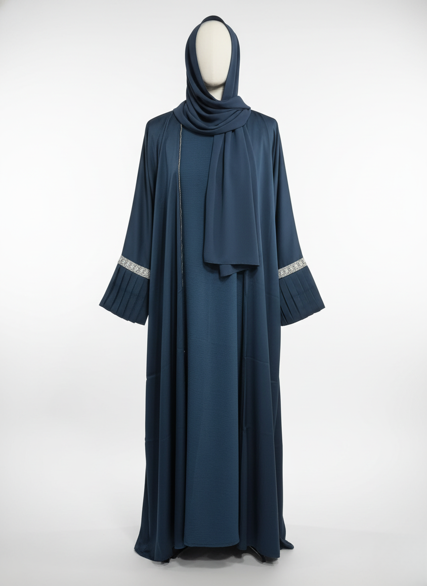 Sparkling Cuff Glam Abaya