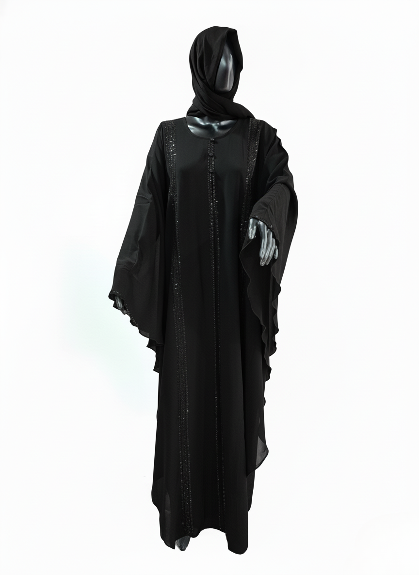 Chic Flutter Abaya