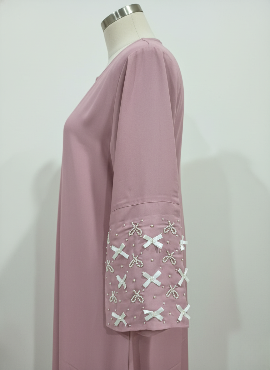 Radiant Pink Abaya