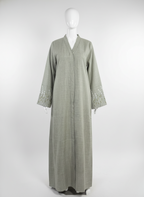 Embroidered Sleeve Classic Abaya