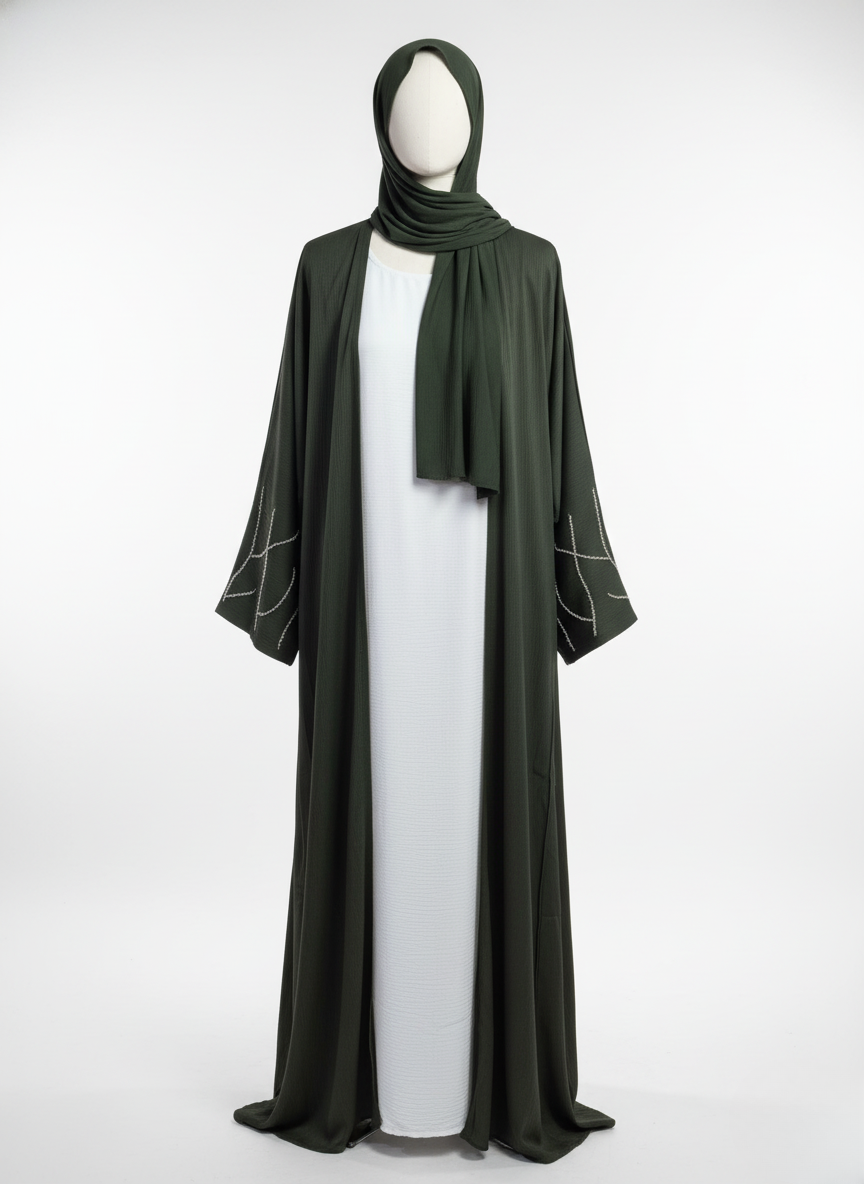 Artisan Sleeve Design Abaya