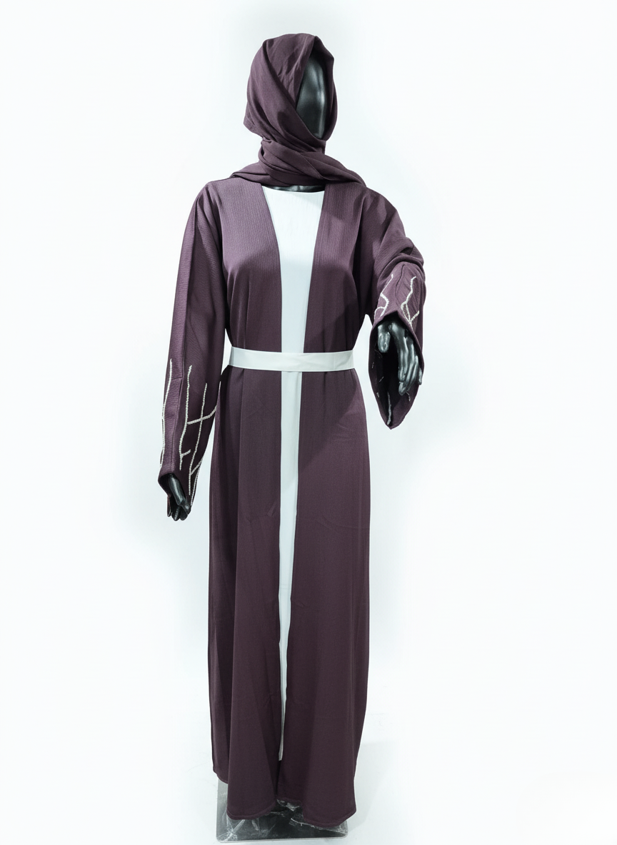 Artisan Sleeve Design Abaya
