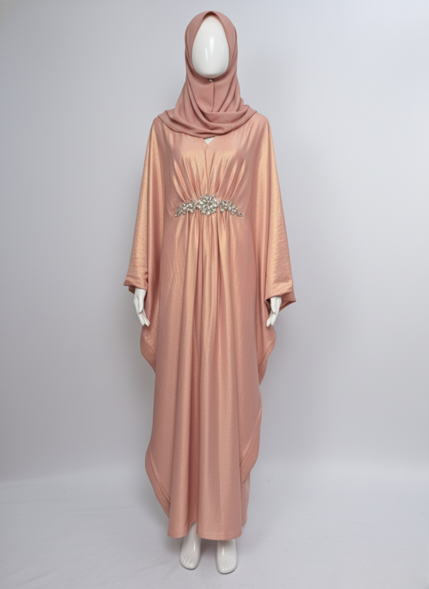 The Crystal Bloom Abaya