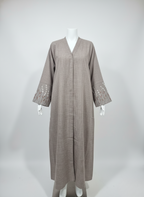 Embroidered Sleeve Classic Abaya