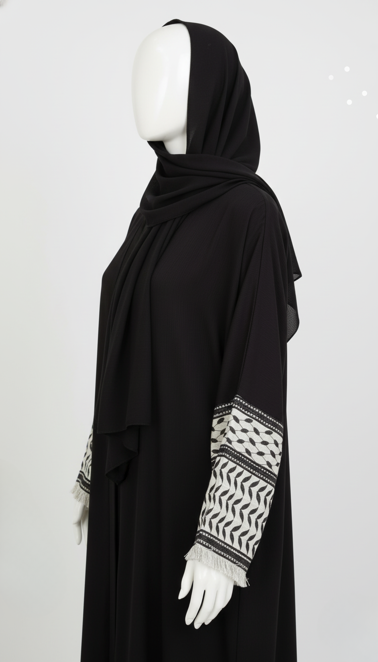 Keffiyeh Charm Abaya