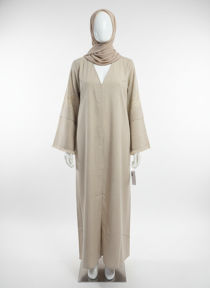 Classic Beige Abaya