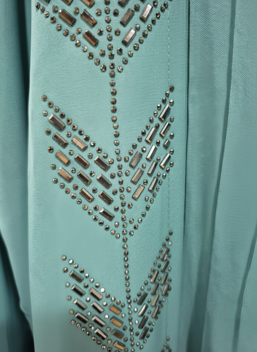 Crystal Embellished Abaya