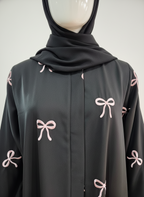 The Bow-tiful Pink Bow Abaya