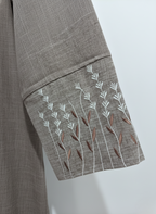 Embroidered Sleeve Classic Abaya