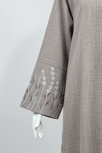 Embroidered Sleeve Classic Abaya