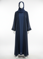 Elegant Overlay Abaya