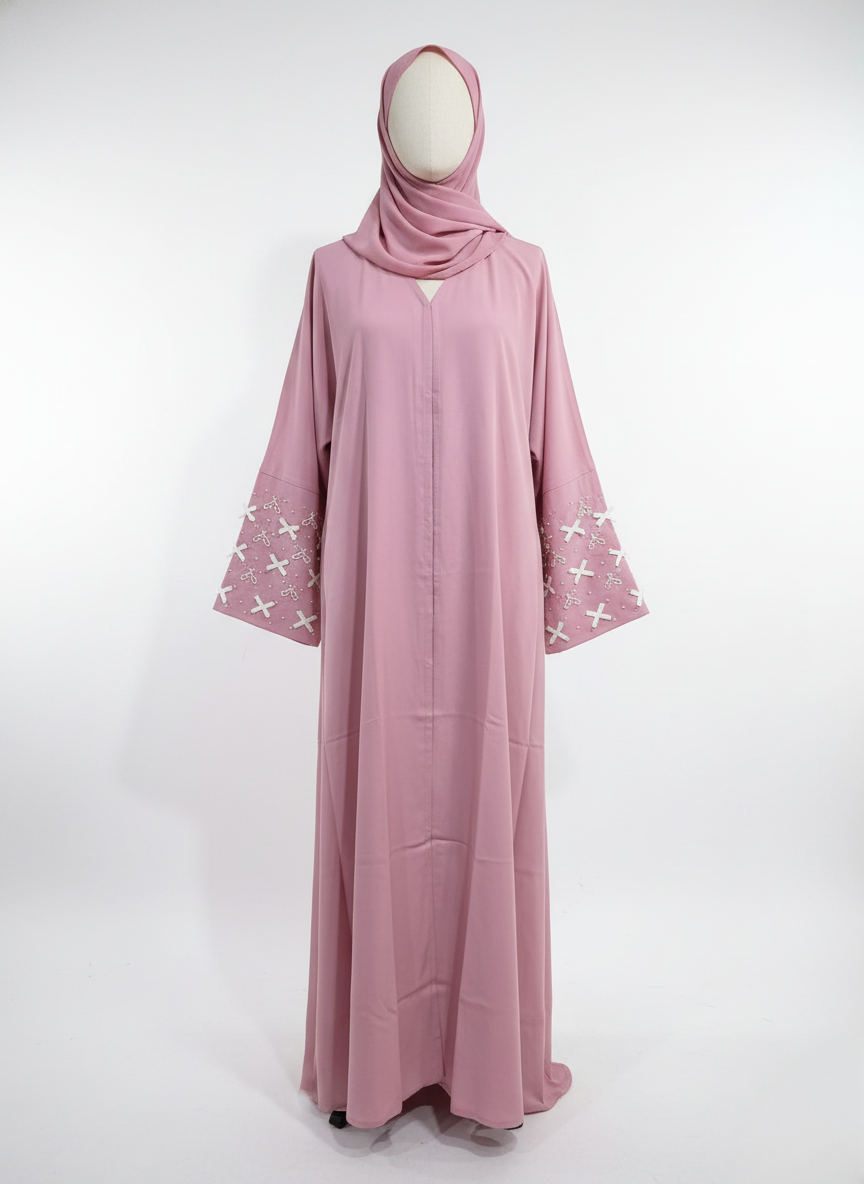 Radiant Pink Abaya