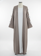 Chic Bow-Tie Sleeve Abaya