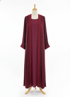 Elegant Overlay Abaya