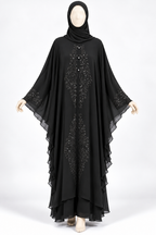 Botanical Beaded Farasha Abaya