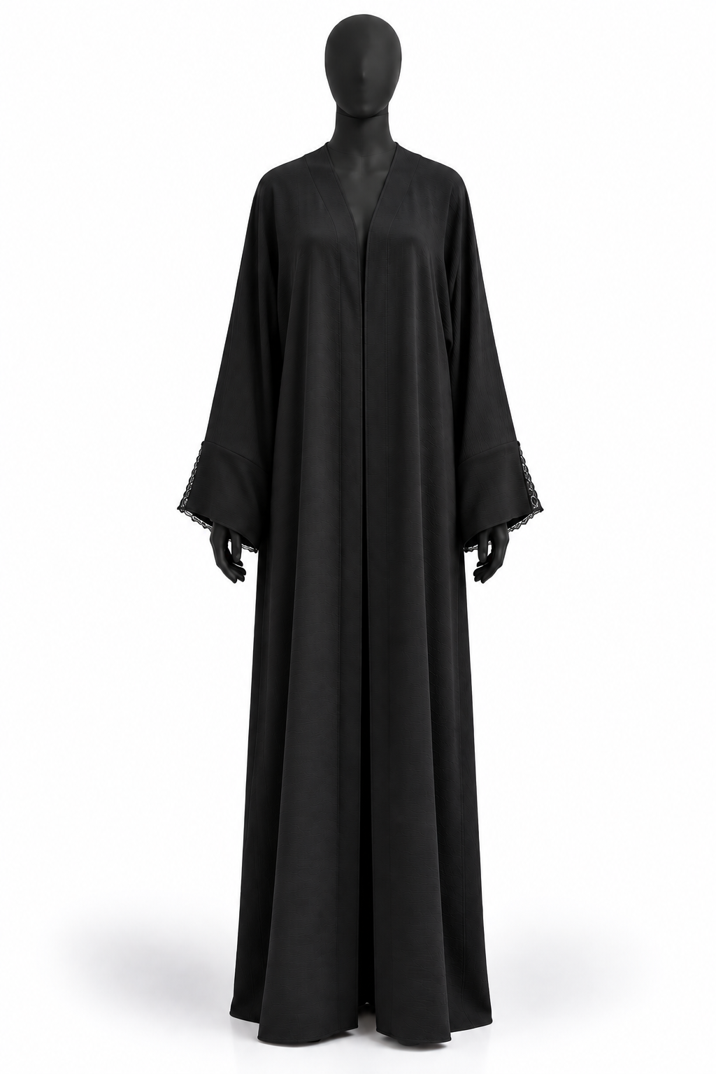 Safa Lace Cuff Abaya