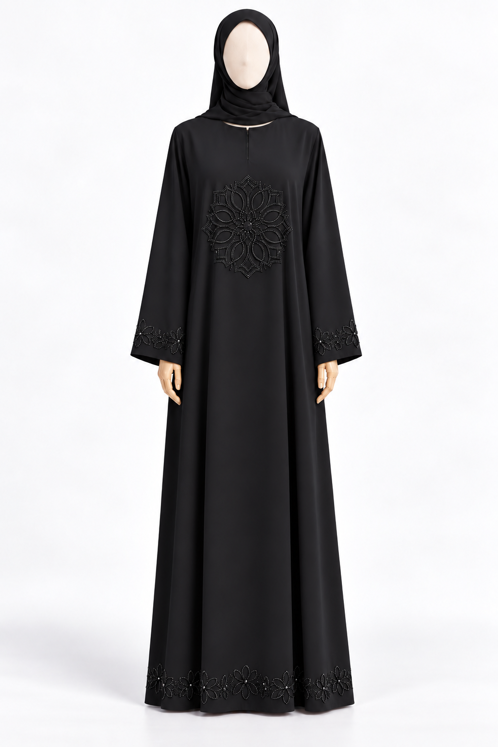 Zahra Floral Elegance Abaya