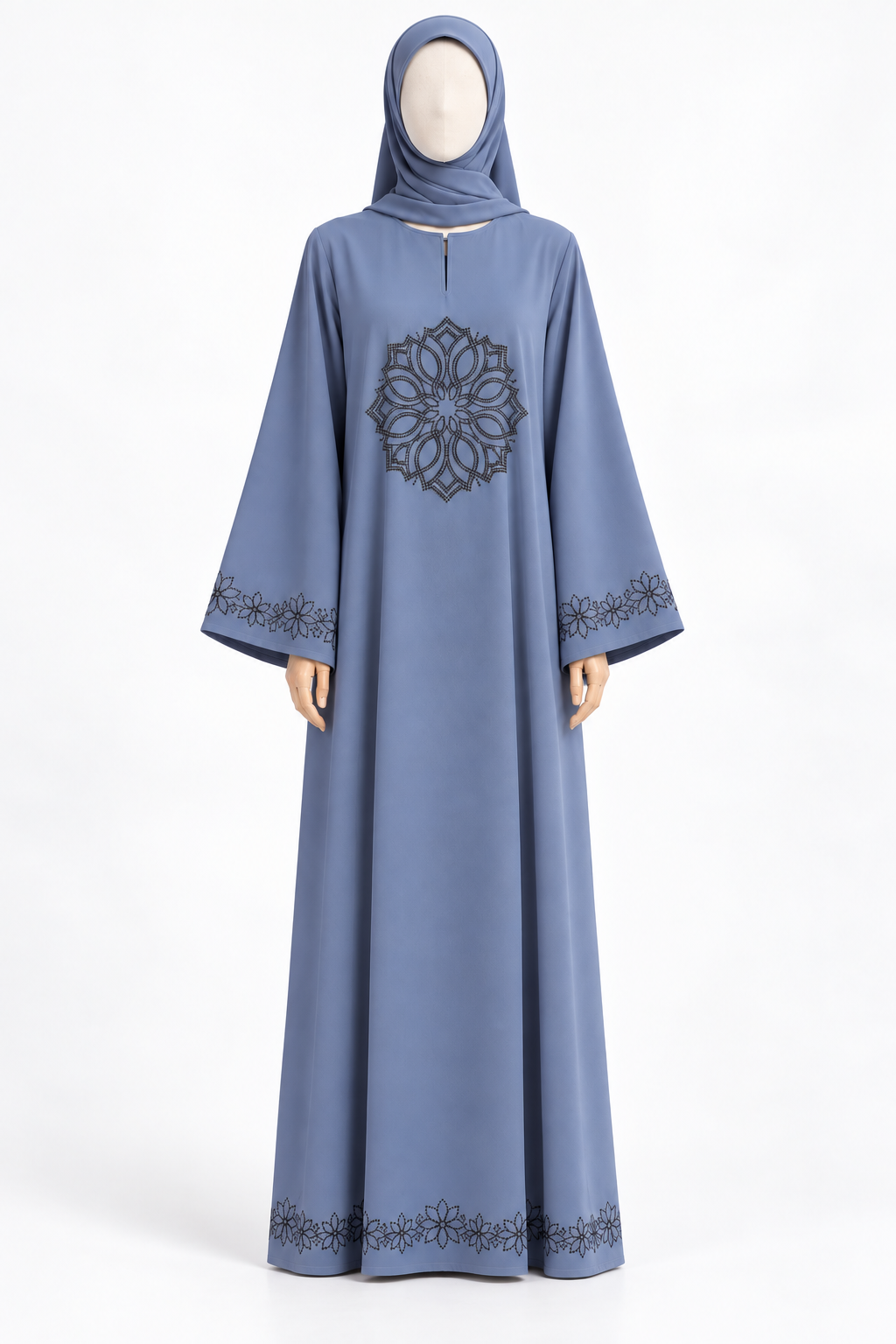 Zahra Floral Elegance Abaya