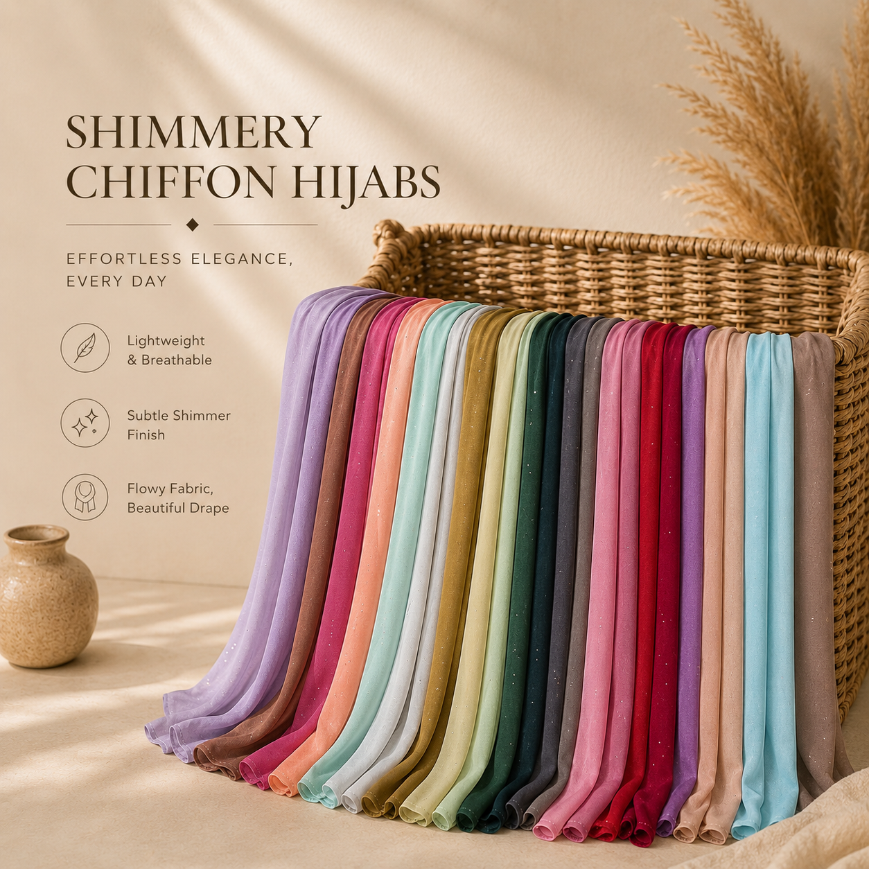 Shimmery Chiffon