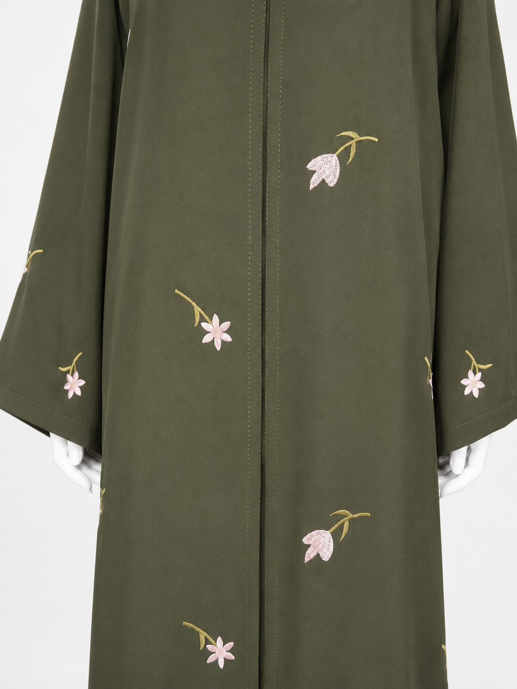 Nature's Embrace Floral Abaya