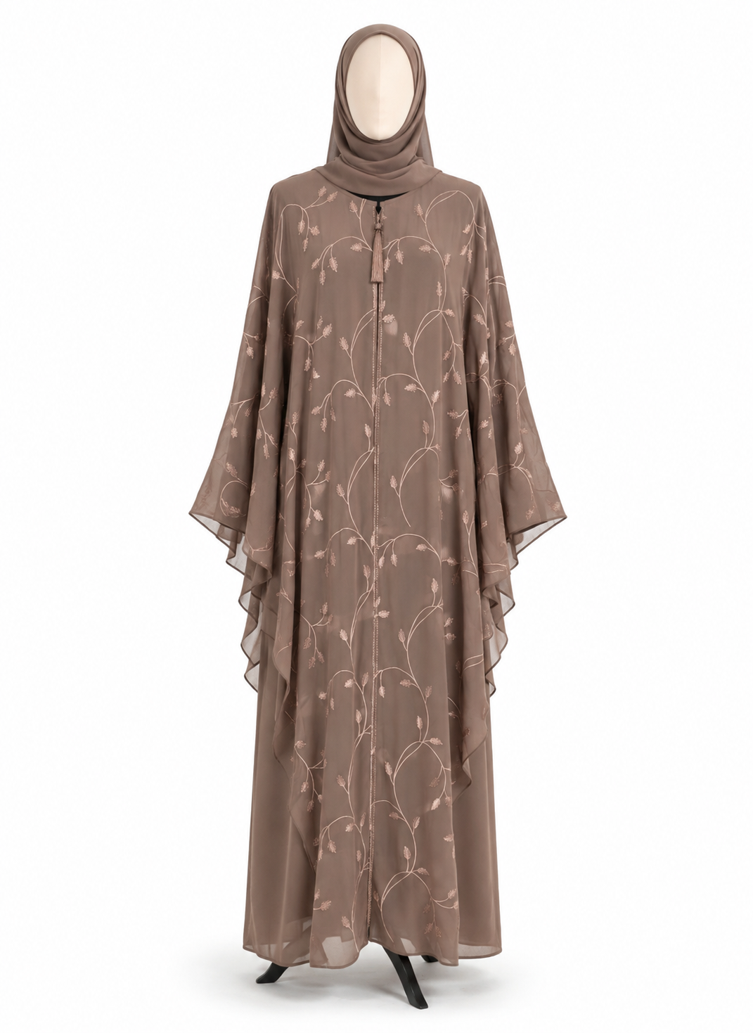Elegant Embroidered Abaya