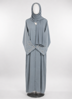 Bloom Beaded Sleeve Abaya