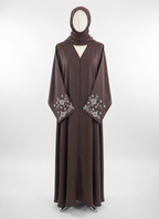 Bloom Beaded Sleeve Abaya