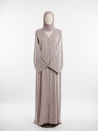 Bloom Beaded Sleeve Abaya
