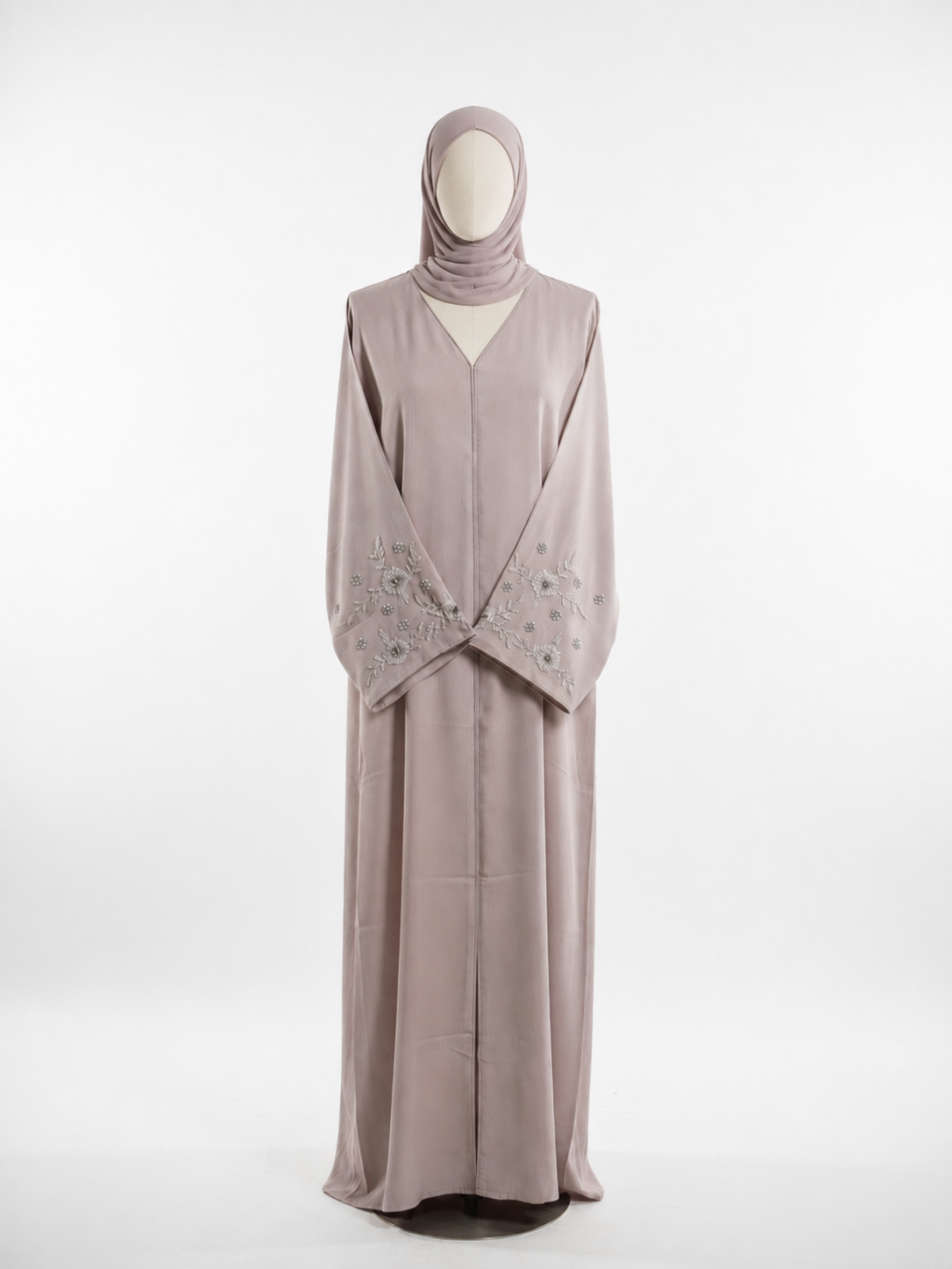 Bloom Beaded Sleeve Abaya