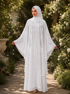 Farasha Elegance Abaya – Front Embellished