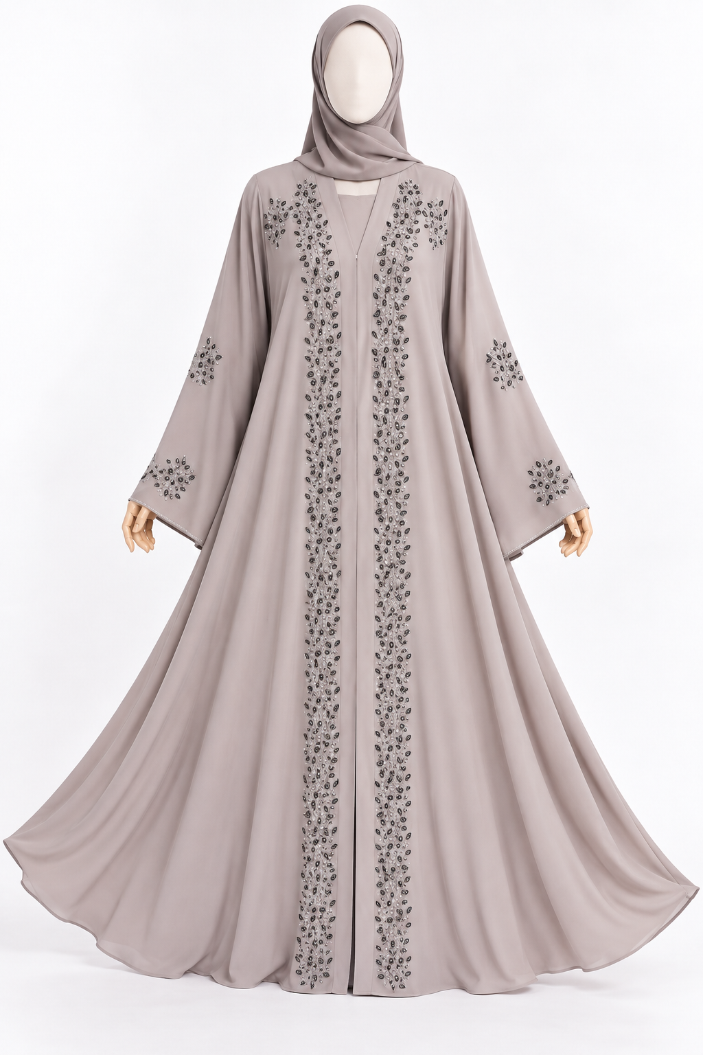 Ayla Stonework Abaya