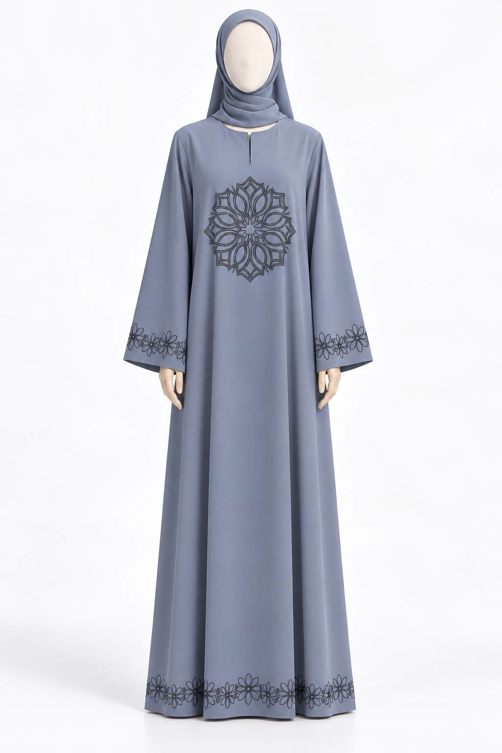 Zahra Floral Elegance Abaya