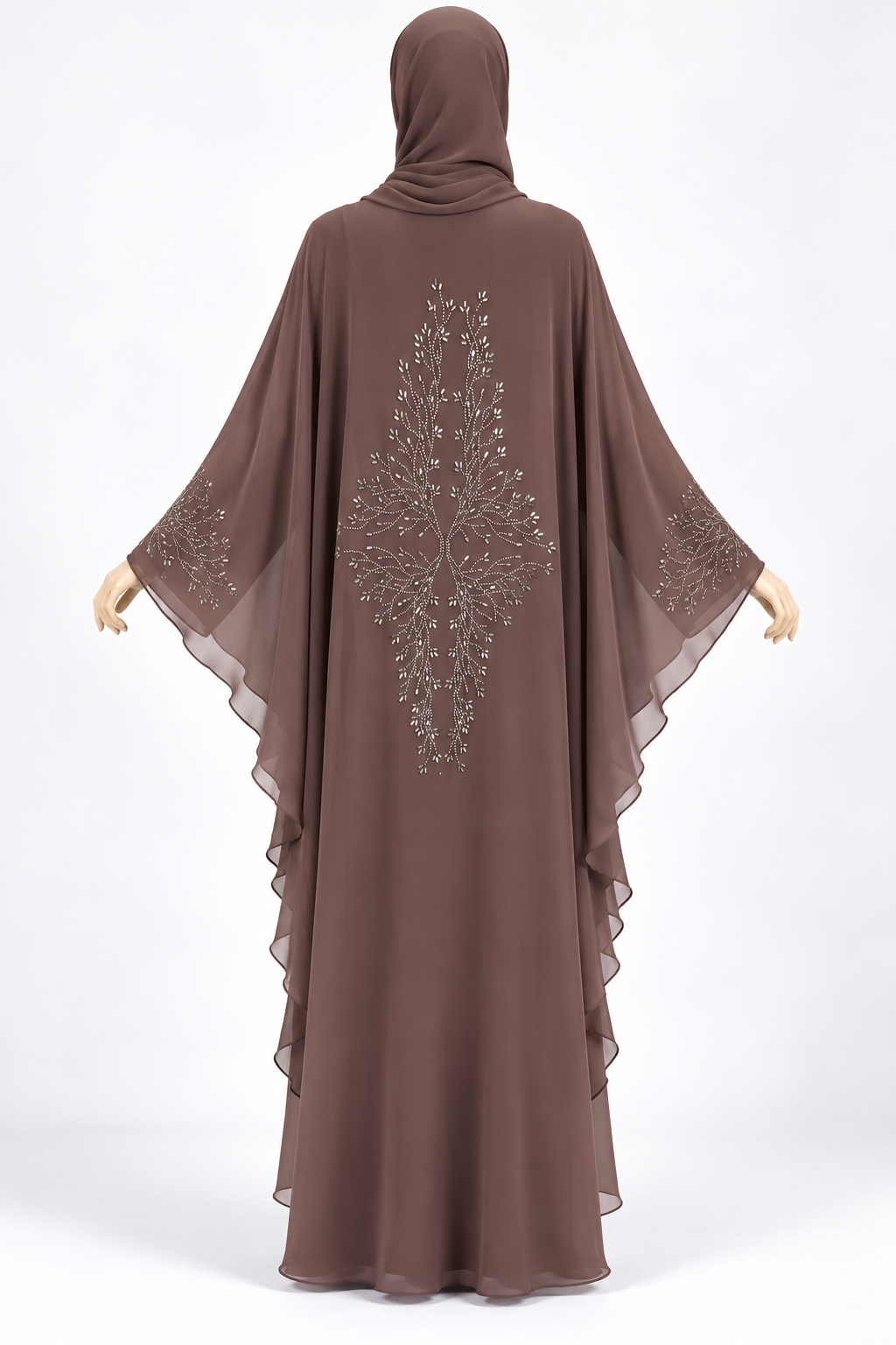 Botanical Beaded Farasha Abaya