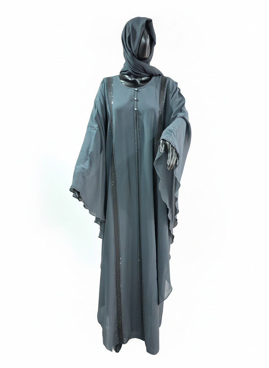 Chic Flutter Abaya