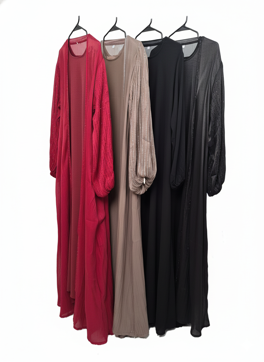 Embellished Belle Sleeve Abaya