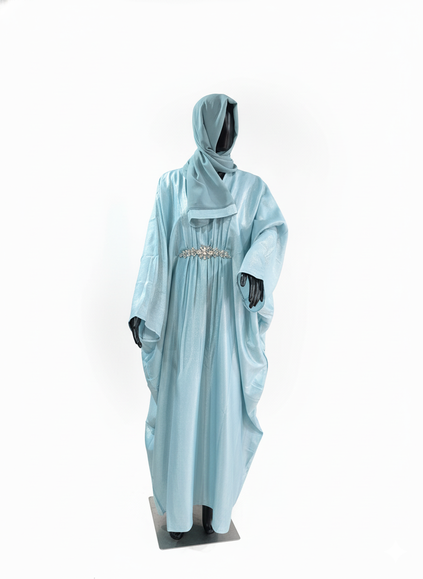 The Crystal Bloom Abaya