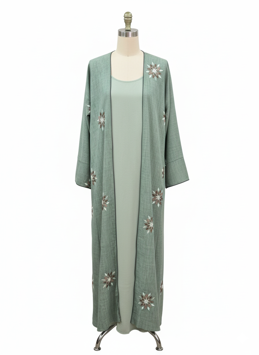 Botanical Whisper Abaya