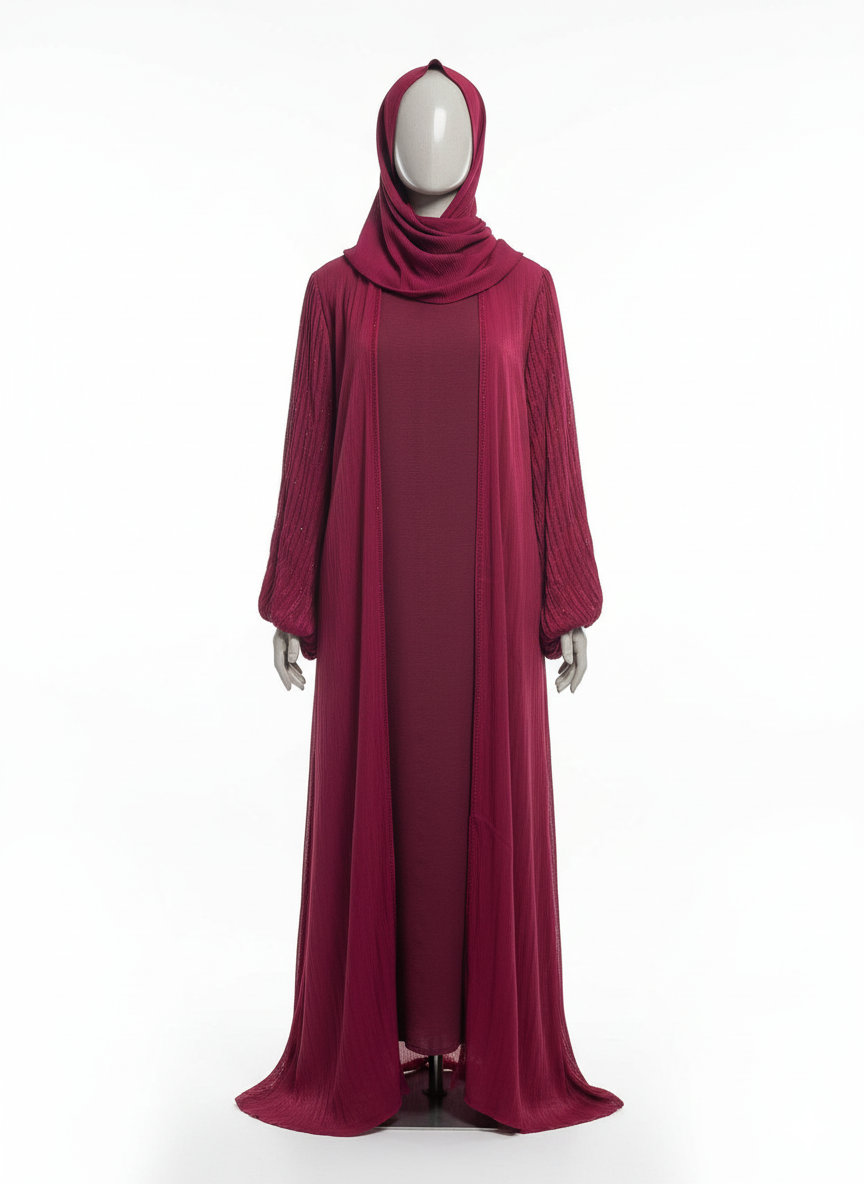 Embellished Belle Sleeve Abaya