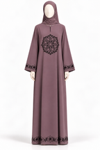 Zahra Floral Elegance Abaya