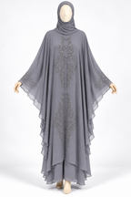 Botanical Beaded Farasha Abaya