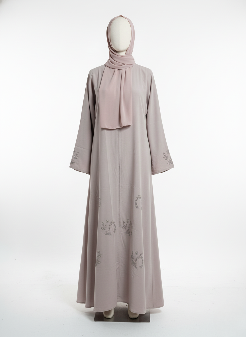 Dune Stone-Embellished Abaya